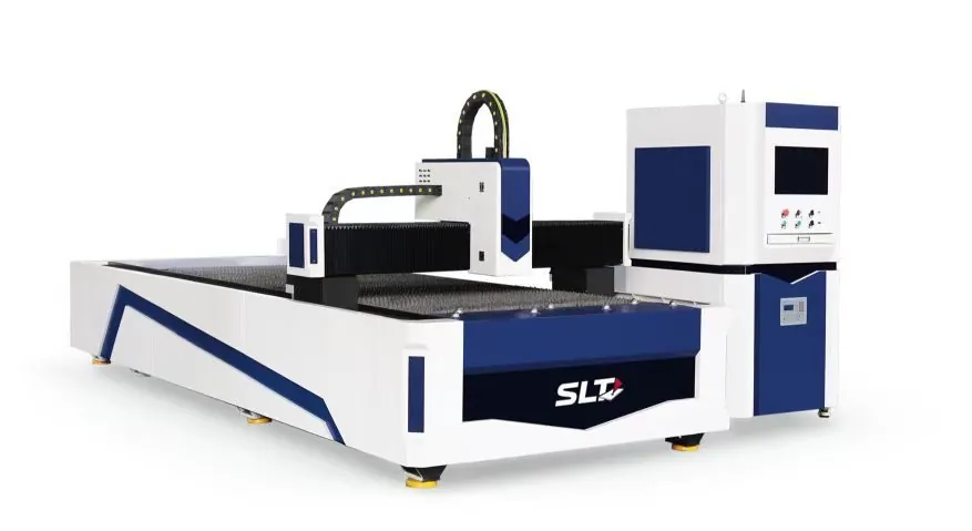 Mesin laser cutting fiber meja tunggal untuk pemotongan lembaran logam